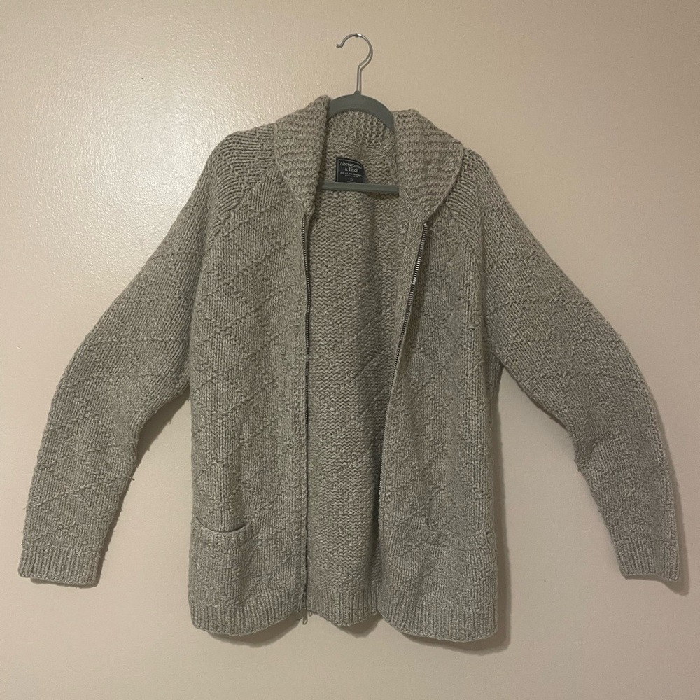 Abercrombie & Fitch zip-up Cardigan